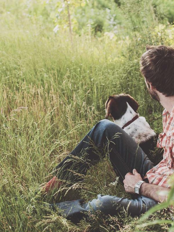 Rustic centerpiece with wildflowers